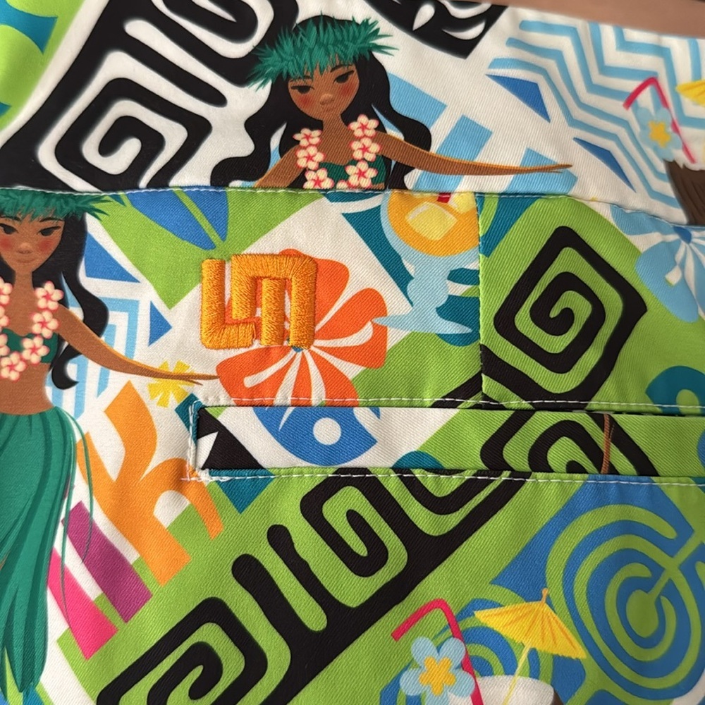 LOUDMOUTH Golf Mai Tai StretchTech Women's Hawaiian Tropical Skort US 16 - Picture 7 of 7